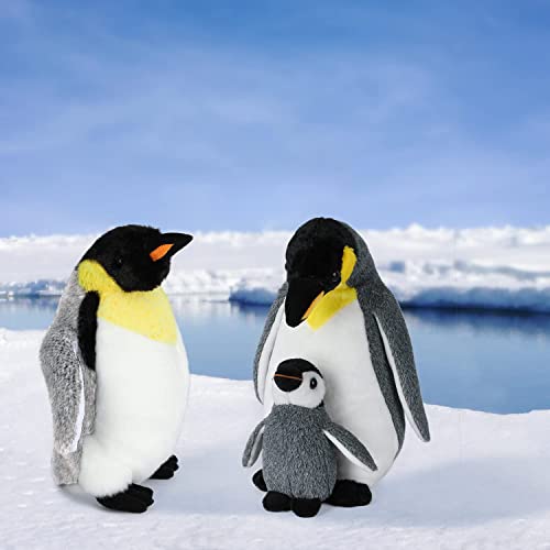 Penguin Plush Toy, 25 cm Stuffed Animal Small Plushie Doll, Soft Fluffy Like Real Penguin Hugging Toy - Present for Every Age & Occasion