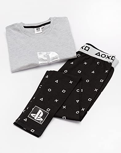 Playstation Pyjamas Girls T Shirt With Cycle Shorts OR Trousers Sporty Gamer PJs 13-14 Years