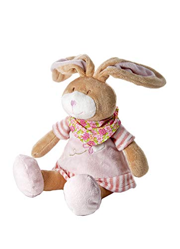 Mousehouse Gifts Stuffed Animal Plush Bunny Rabbit Soft Toy for Newborn Baby Gift Present (Pink)