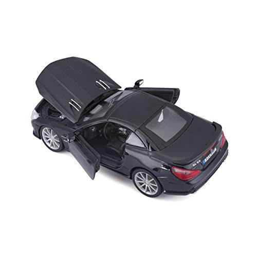 Bburago 18-21066 Mercedes-Benz SL 65 AMG Hardtop Diecast Model Kit, Black, 1:24 Scale