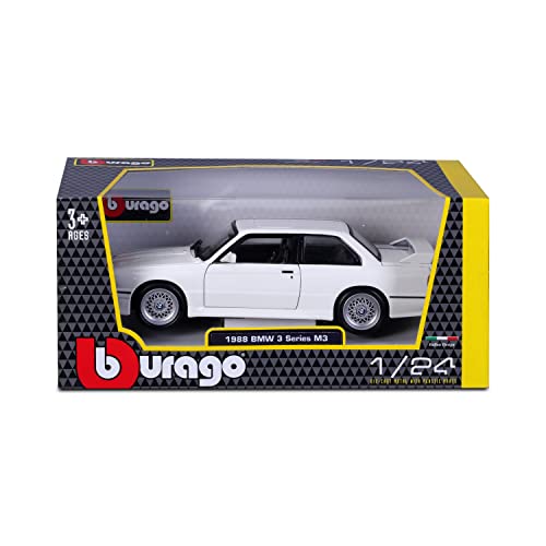 Burago May Cheong Group BBURAGO 1:24 BMW M3 1988 Child's Vehicle 21100W White