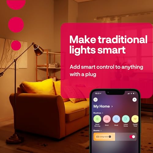 Innr Zigbee Smart Plug, Smart Socket, Works with Philips Hue*, Google Home, and SmartThings, Smart Plugs that Work with Alexa,1-Pack