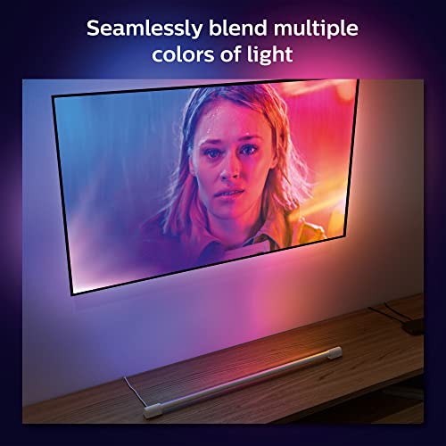 Philips Hue NEW Gradient Tube [Small - White] Smart Light for Syncing with Entertainment and Media, With Bluetooth. Works with Alexa, Google Assistant and Apple Homekit