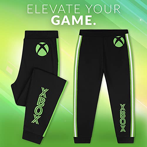 Xbox Boys Tracksuit Bottoms, Boys Joggers, Gaming Gifts 7-15 Years (Black, 9-10 Years)