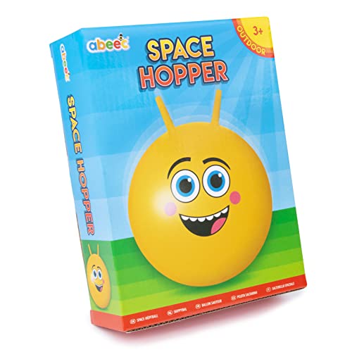 abeec Space Hopper - Outdoor Toys - Space Hoppers For Kids Age 5 - Outdoor Toddler Toys - Garden Toys - Jumping Ball - Toddler Outdoor Play Equipment - Outdoor Toys for 5 Year Olds