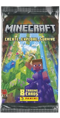 Panini Minecraft Create Explore Survive x18 Packs, Black