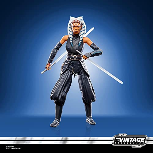 Star Wars Hasbro The Vintage Collection Ahsoka Tano (Corvus) Toy, 9.5 cm-Scale The Mandalorian Action Figure, Toys Kids Ages 4 and Up, Multicolor, F4478