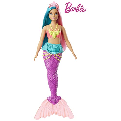 Barbie GJK11 Dreamtopia Mermaid Doll, Pink