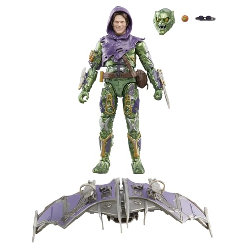 Hasbro Marvel Legends Series Green Goblin, Spider-Man: No Way Home Deluxe 15 cm Action Figures, Spider-Man Action Figure