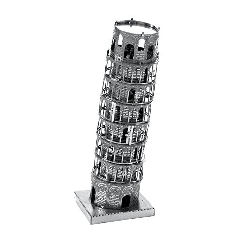 Metal Earth Leaning Tower of Pisa 3D Metal Model Kit Bundle with Tweezers Fascinations