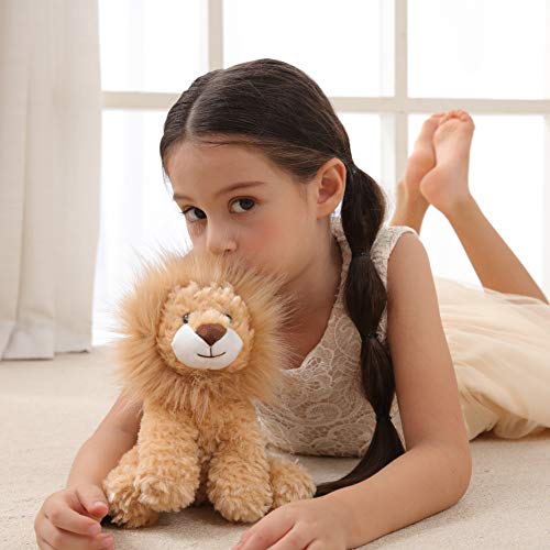 Apricot Lamb Soft Toys Plush Yellow Plush Lion Stuffed Animal Soft Cuddly Perfect for Child （Yellow Lion ，8 Inches）