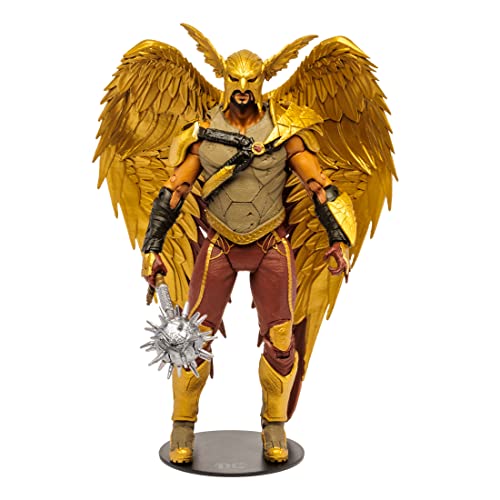 McFarlane Toys, 7-Inch DC Black Adam Hawkman Action Figure with 22 Moving Parts, Collectible DC Black Adam Movie Figure with Stand Base and Unique Collectible Character Card – Ages 12+