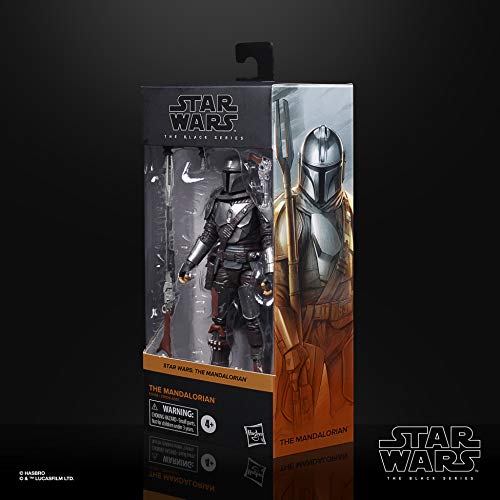 Star Wars The Black Series The Mandalorian Toy 6-Inch-Scale Collectible Action Figure, Toys For Kids Ages 4 and Up