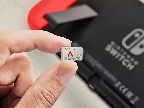 SanDisk 128GB Apex Legends microSDXC card for Nintendo Switch, Nintendo-licensed Product