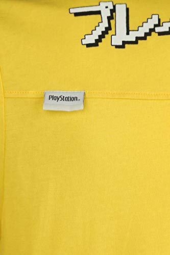 Playstation - Icons Long Line Men's T-Shirt (XXL) Yellow