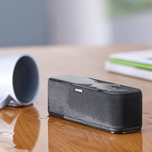 Upgraded, Anker Soundcore Boost Bluetooth Speaker with Well-Balanced Sound, BassUp, 12H Playtime, USB-C, IPX7 Waterproof, with Customizable EQ via App, Wireless Stereo Pairing