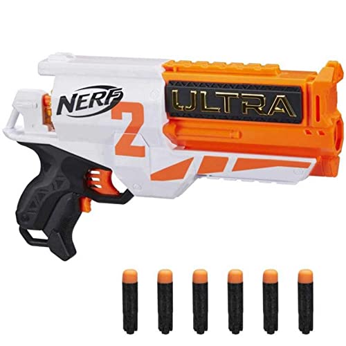 Nerf Ultra Two Motorised Blaster – Fast-Back Reloading – Includes 6 Nerf Ultra Darts – Compatible Only with Nerf Ultra Darts, 7.8 x 36.80 x 24.10 cm, E79214R0