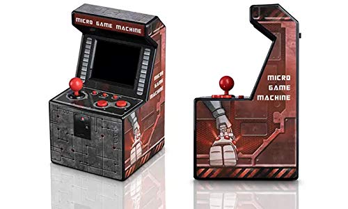 ITAL Mini Arcade Machine/Portable Mini Console with Retro Design And 250 Games / 16 Bits/Perfect As A Geek Gift For Children And Adults (Red)