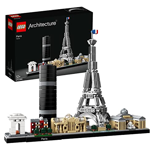 LEGO 21044 Architecture Paris Model Building Set for Adults with Eiffel Tower and The Louvre Model, Skyline Collection, Office Home Décor, Collectible Gift Idea for Women, Men, Her or Him