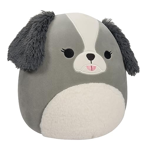 Squishmallows SQCR04578 Malu-Grey Shih-Tzu 12"