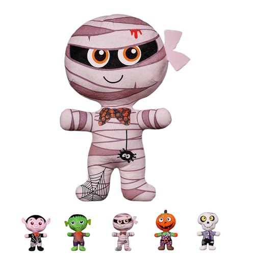 Aisszhao Halloween Stuffed Doll,30cm Mummy Monster Plush Pillow Doll Halloween Dolls Plush Doll,Scary Role Plushie Super Soft Cartoon Character Pillow,Stuffed Toys for Kids Birthday