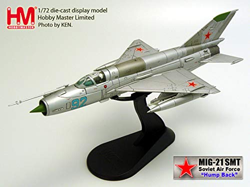 HOBBY MASTER MIG-21 SMT Hump Back Soviet Air Force No.92 1/72 diecast plane model aircraft Limited Edition