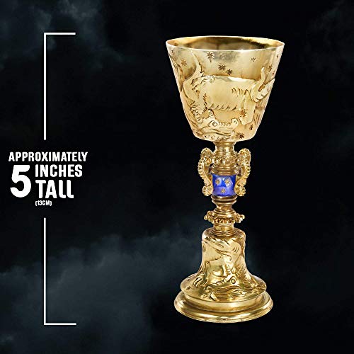 The Noble Collection Harry Potter Dumbledore Cup - Approx 6.7in (17cm) Shining Goblet Replica - Officially Licensed Harry Potter Film Set Movie Props Gifts