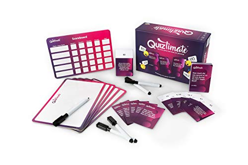 QUIZTIMATE - The trivia game that keeps you guessing! - The hilarious 4-round quiz game that anyone can win, perfect for friends and family!