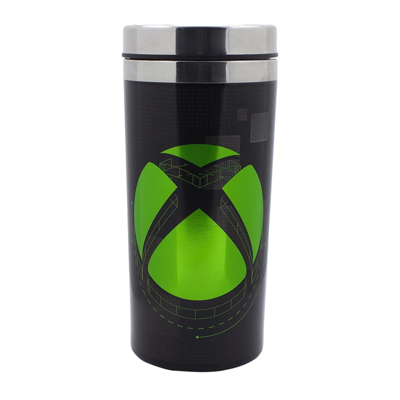 Paladone Xbox Metal Travel Mug | Xbox One Coffee Mug Series X Officially Licensed Merchandise, Multicolor (PP10504XB)