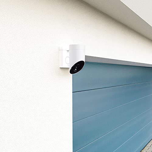 Somfy 2401560A Outdoor HD Camera for Home Security Systems, Smart Device with Integrated App and Simple Installation, White