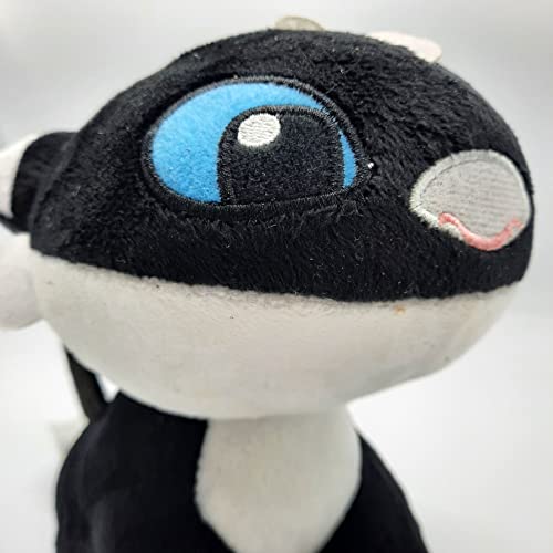 How To Train Your Dragons - Plush toy baby Dragon black with blue eyes 10"/26cm Super soft quality (760017685)