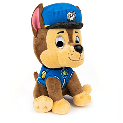 Paw Patrol Official GUND Soft Dog Themed Cuddly Plush Toy Chase 6-Inch Soft Play Toy For Boys and Girls Aged 12 Months and Above