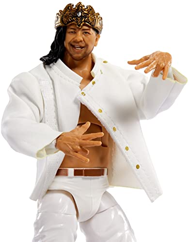 Mattel WWE King Nakamura Elite Collection Action Figure, 6-inch Posable Collectible Gift for WWE Fans Ages 8 Years Old & Up