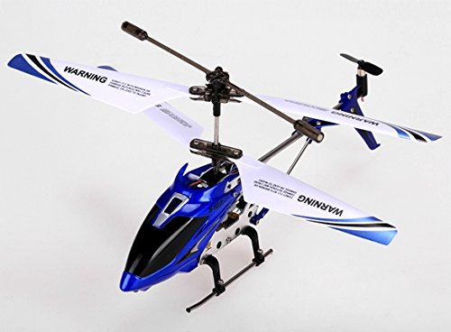 Syma S107G 3.5 Channel 3CH Mini Metal Remote Control RC Helicopter Blue