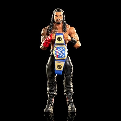 Mattel WWE Roman Reigns Elite Collection Action Figure with Accessories, Articulation & Life-Like Detail, Collectible Toy, 6-Inch, 4 UK, HKN98