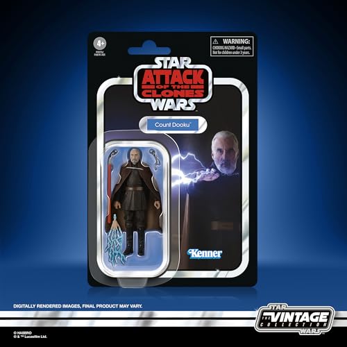 Star Wars The Vintage Collection Count Dooku Star Wars: Attack of the Clones 3.75 Inch Action Figure