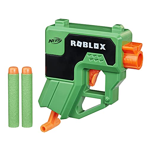 Nerf Roblox Phantom Forces: Boxy Buster Dart Blaster, Pull-Down Priming Handle, 2 Elite Darts, Code to Unlock in-Game Virtual Item Multicolor F2496