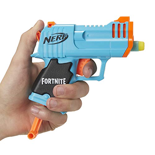 Fortnite Micro HC-R Nerf MicroShots Dart-Firing Toy Blaster and 2 Official Nerf Elite Darts For Kids, Teens, Adults