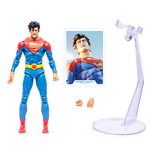 McFarlane Toys, DC Multiverse Future State Superman Jonathan Kent 7-inch Action Figure, Collectible DC Superman Figure with Unique Collector Character Card – Ages 12+