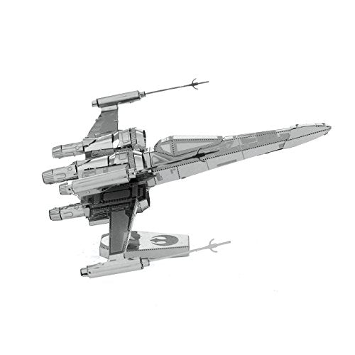 Metal Earth Star Wars Poe Dameron's X-Wing Fighter 3D Metal Model Kit Bundle with Tweezers Fascinations