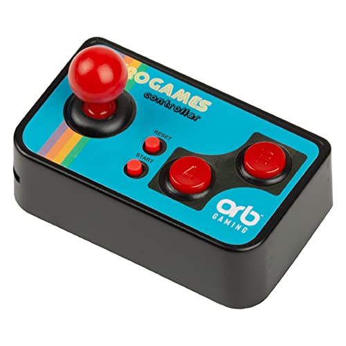 Plug and Play Retro TV Games Controller Console, 200 Built In Games, 8-Way Joystick & 2 Buttons, for Adults & Kids - ThumbsUp!