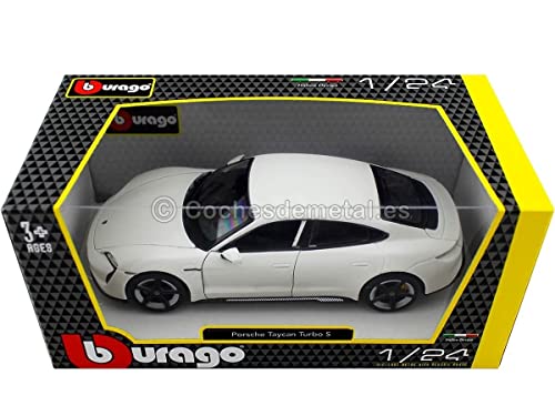 Bburago B18-21098 Porsche 1:24 TAYCAN, White