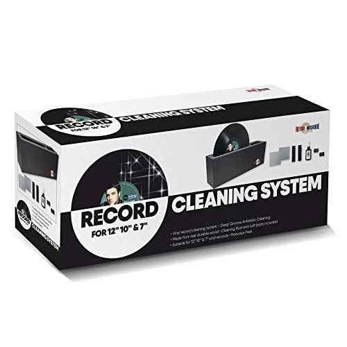 ‘Retro Musique’ Vinyl Record Cleaning System to Clean Professionally and Restore Your Records whilst Protecting the Centre Record Label