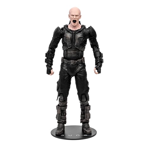 McFarlane Toys Dune: Part Two Paul Atreides & Feyd-Rautha Harkonnen 7-Inch Action Figures 2-Pack - Ultra Articulation, Crysknife, Sword, and Collectible Art Cards