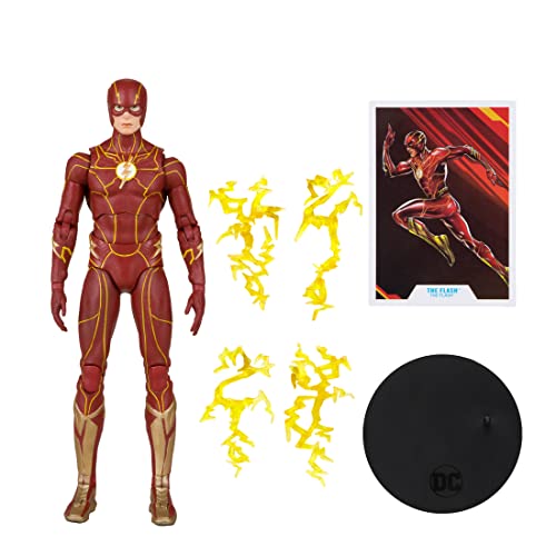 McFarlane Toys, DC Multiverse The Flash Movie Gold Label 7 Inch Action Figure Ages 12+ Multicolour