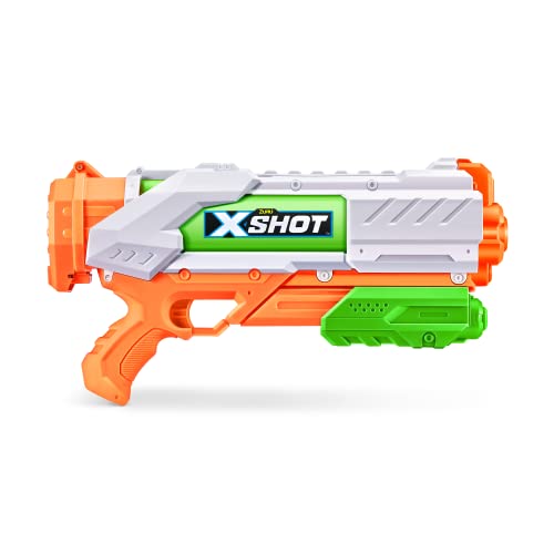 X-Shot Water Fast-Fill Medium Water Blaster 2 Pack, Water Gun, Summer Outdoor Pool Toy (2 Water Blasters Included), mailer box