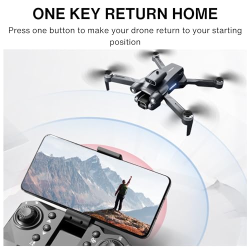 Jinsoku S150 Foldable Drone, 2K Camera Quality For Adults & Kids, 36 Mins Long Flight Time, FPV Professional RC Quadcopter with Brushless Motor, 5G WIFI, 2 Batteries, Easy to Use For Beginners