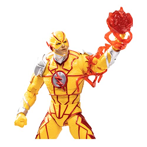 McFarlane Toys, DC Gaming 7-inch Reverse Flash Action Figure with 22 Moving Parts, Collectible DC Injustice 2 Game Figure with Stand Base and Unique Collectible Character Card – Ages 12+