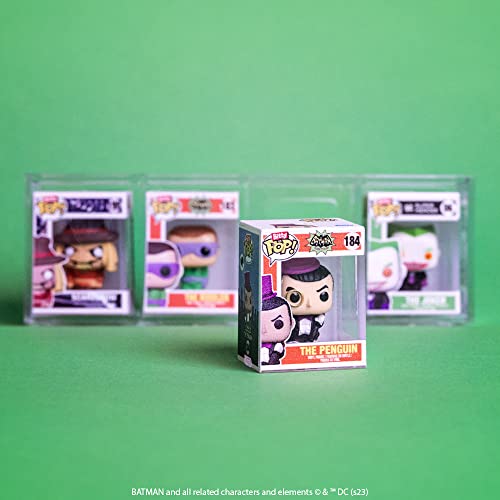 Funko Bitty POP! DC - Batman, Robin, Scarecrow and A Surprise Mystery Mini Figure - 0.9 Inch (2.2 Cm) - DC Comics Collectable - Stackable Display Shelf Included - Gift Idea - Party Bags Stocking