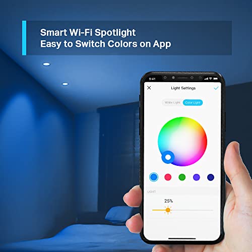 Tapo Smart Wi-Fi Spotlight, Multicolour, White Tunable, GU10 Lamp Base, Remote Control, Energy Saving, Works with Alexa & Google Home, No hub required Tapo L630(4-pack) [Energy Class E]